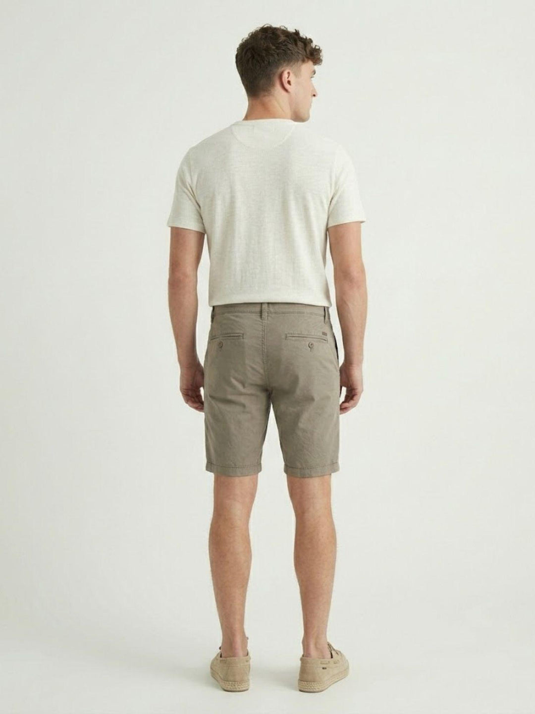 Bermuda in cotone verde BU26S29BEPA1461TWILL 306 ANDREA MORANDO 