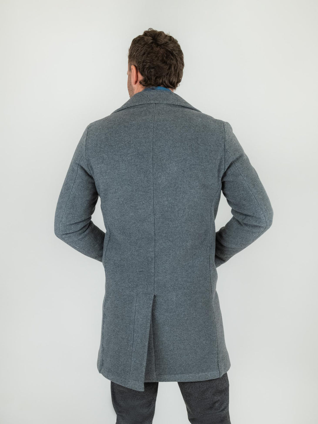 CAPPOTTO MODELLO LODEN GRIGIO