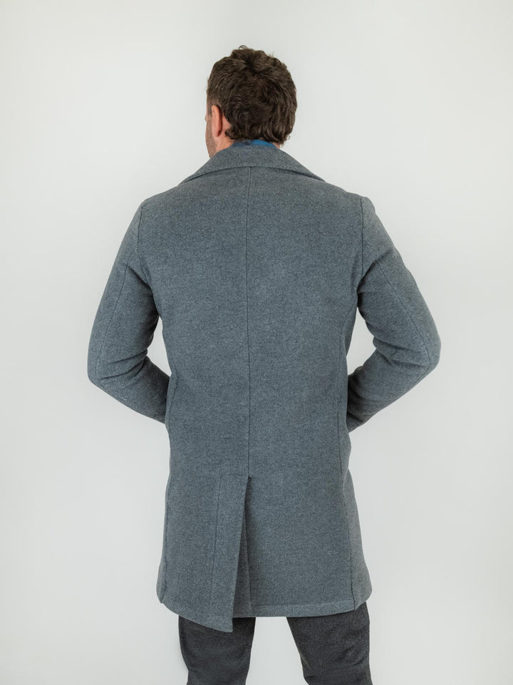 CAPPOTTO MODELLO LODEN GRIGIO