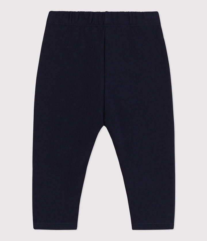 PANTALONI PER BEBÈ IN TESSUTO FELPATO BLU A08GK 04 PETIT BATEAU 