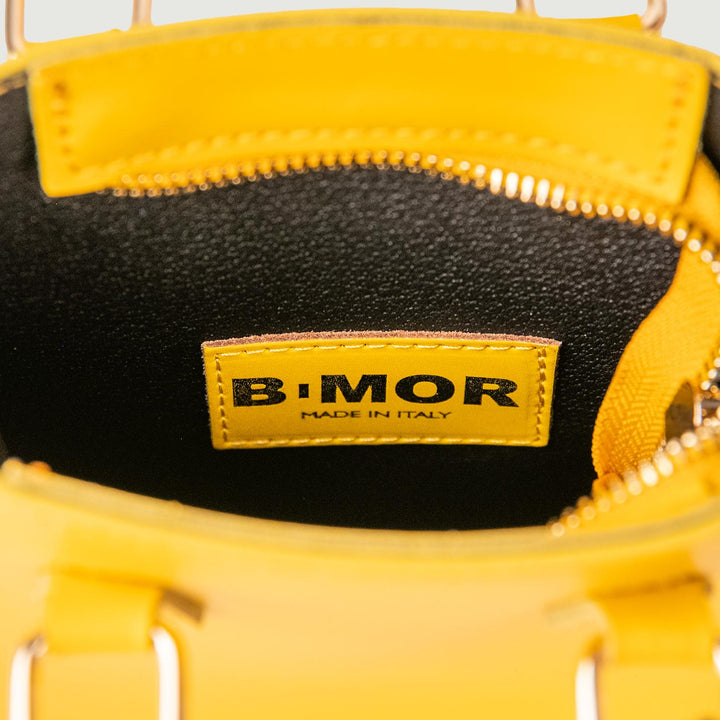 BORSA IN PELLE GIALLA BABY BABY GIALLO BIMOR 