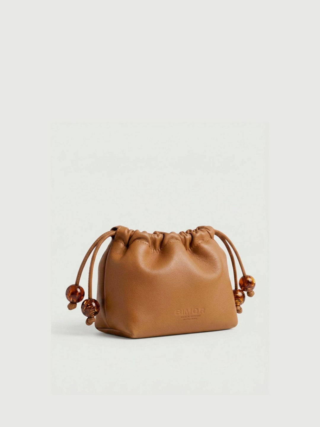 Borsa a mano Doll in resina caramel pearl DOLL+BB MARRONE PERLA+CUOIO BIMOR 