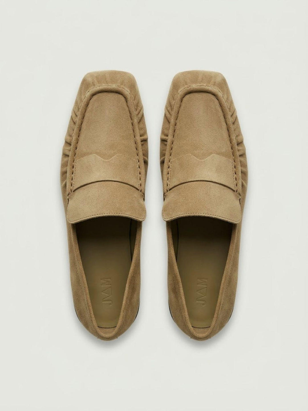 Mocassino Charlise in pelle scamosciata taupe 40102 TAUPE ANDREA MORANDO 