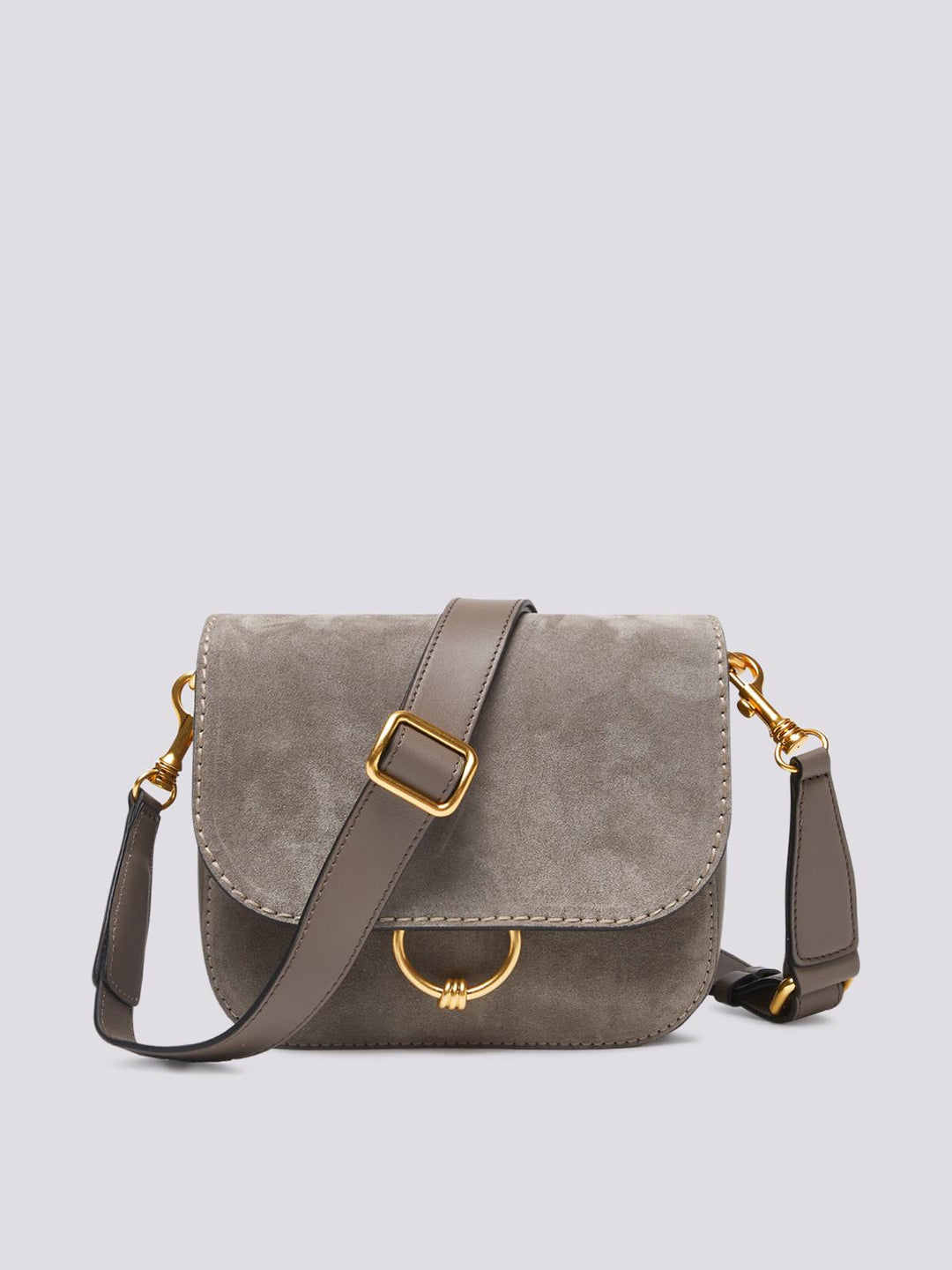 BORSA tracolla Meg In suede light grey BS 9015 CM-PLMCP 9210 GIANNI CHIARINI 