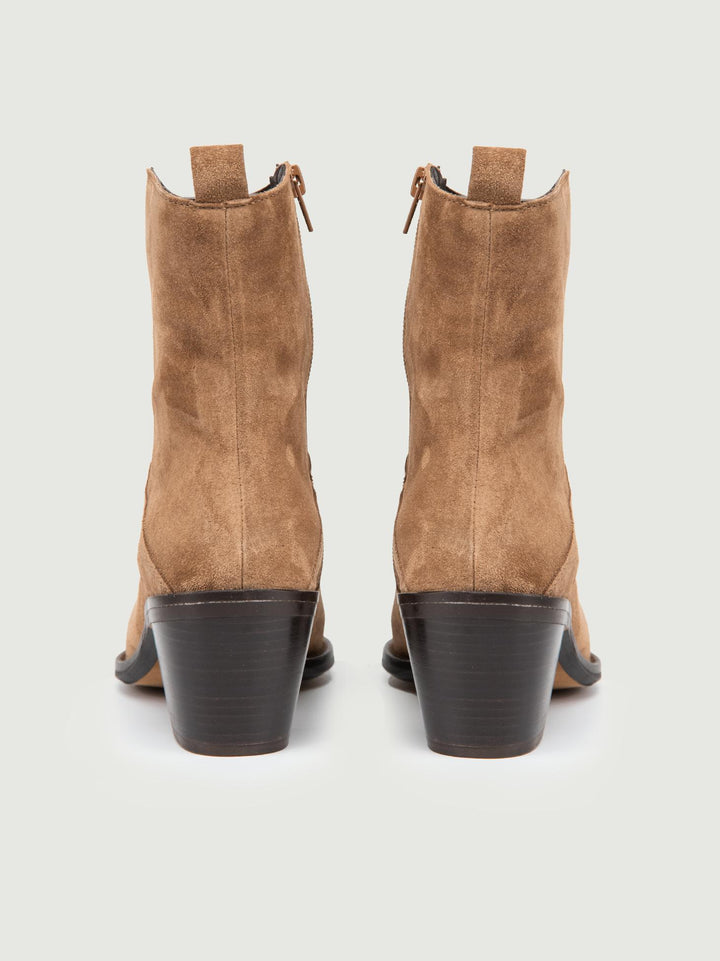 STIVALETTO TEXANO BEIGE CON PUNTALE 5212 09 ALPE 