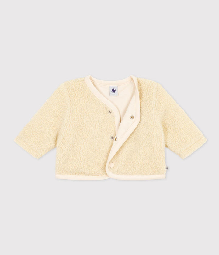 GIACCA IN SHERPA PER BEBÈ A08B3 01 PETIT BATEAU 