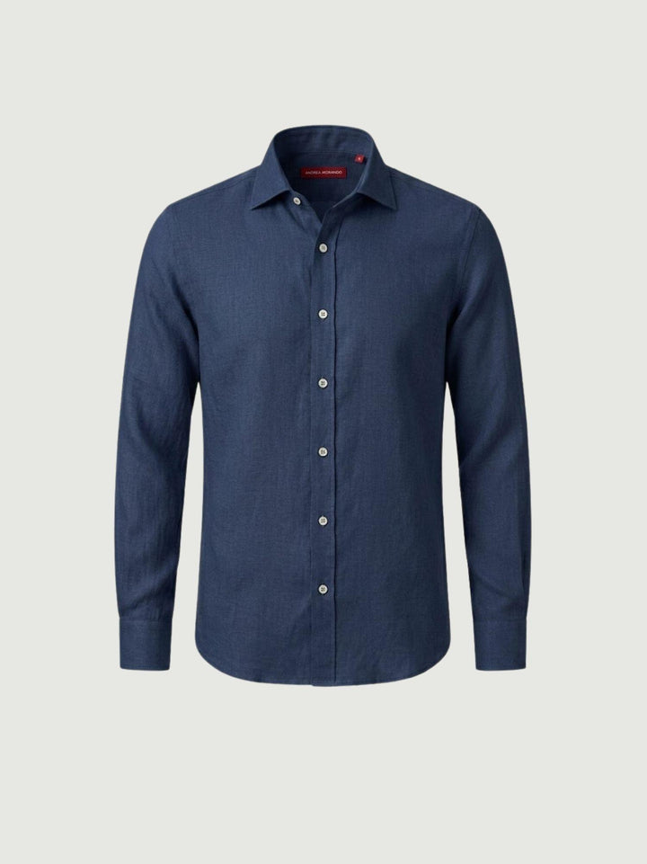 camicia in lino bluette 30 18 ANDREA MORANDO 
