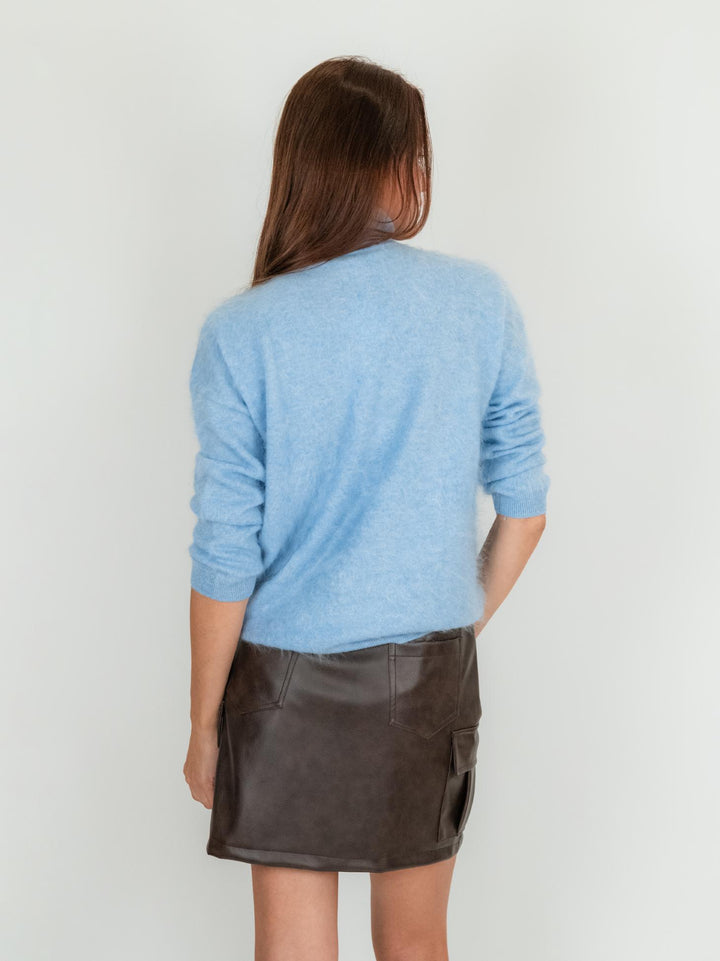 DOLCEVITA ADARE IN CASHMERE AZZURRO ADARE CLOUDY BLUE ABSOLUT CASHMERE 