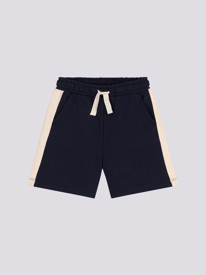 SHORTS BLU IN COTONE BAMBINO A09T8 02 PETIT BATEAU 