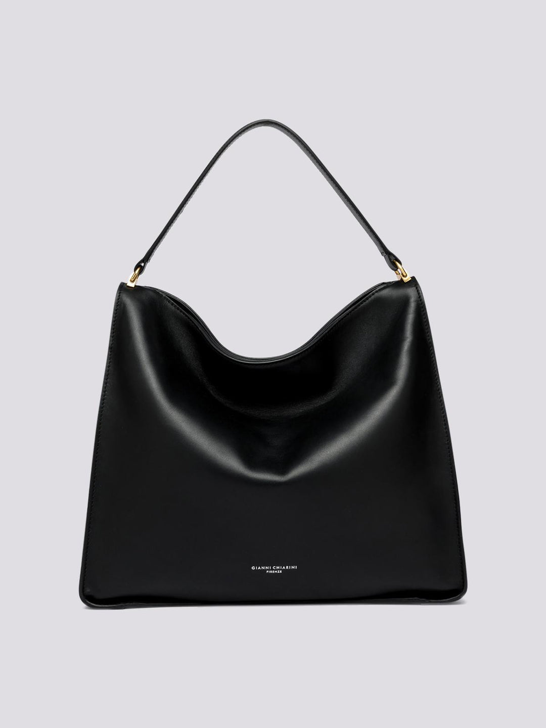 BORSA A SPALLA RENè IN NAPPA NERA BS 8902 LUSH 001 GIANNI CHIARINI 