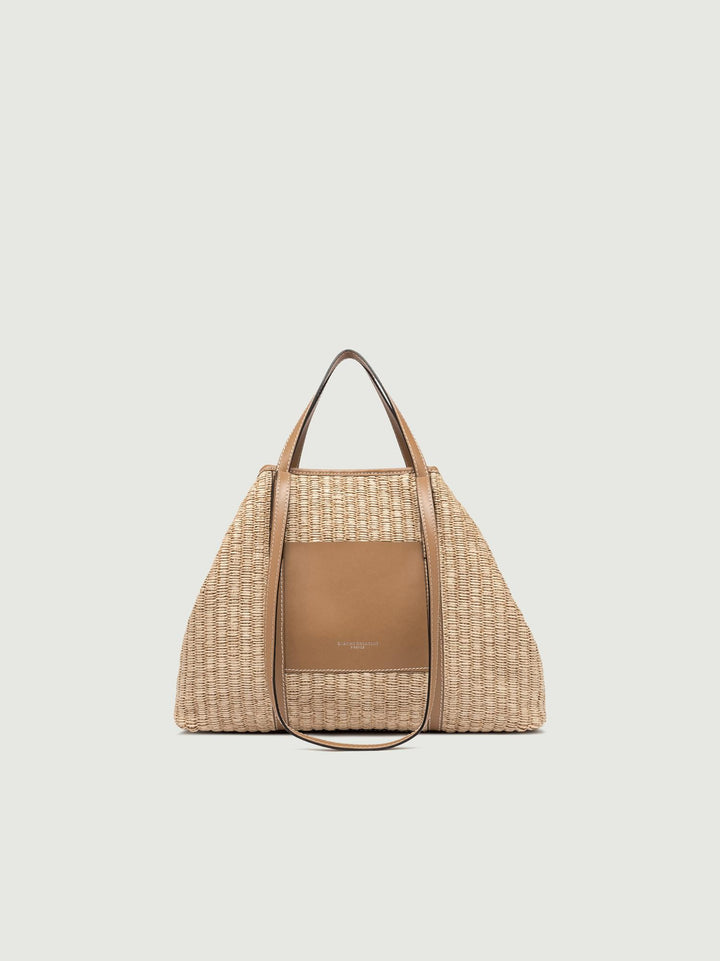BORSA SHOPPING SUPERLIGHT EFFETTO RAFIA BS 10786 CNTT-PL 2554 GIANNI CHIARINI 