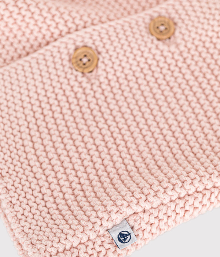 CARDIGAN IN TRICOT A PUNTO LEGACCIO PER BEBÈ A09J2 01 PETIT BATEAU 