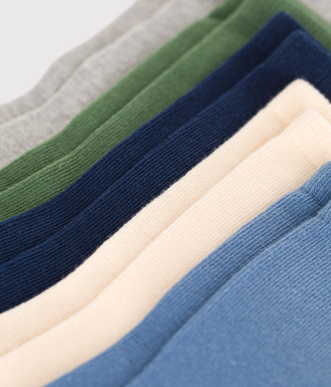 5 paia di calze in cotone tinta unita A0B8S 00 PETIT BATEAU 