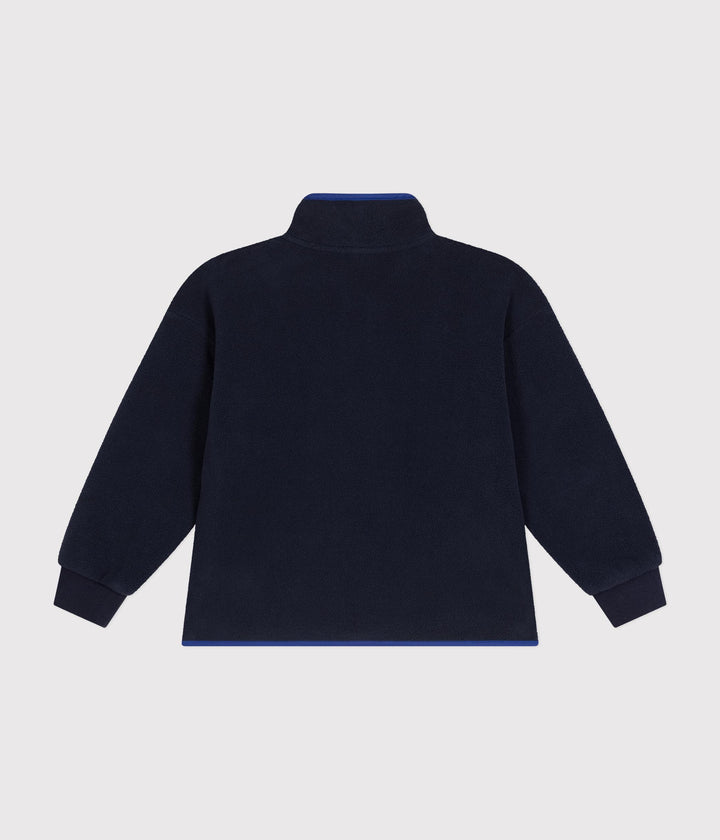 Giacca da giorno in pile con cerniera bambino A0AZ4 01 PETIT BATEAU 