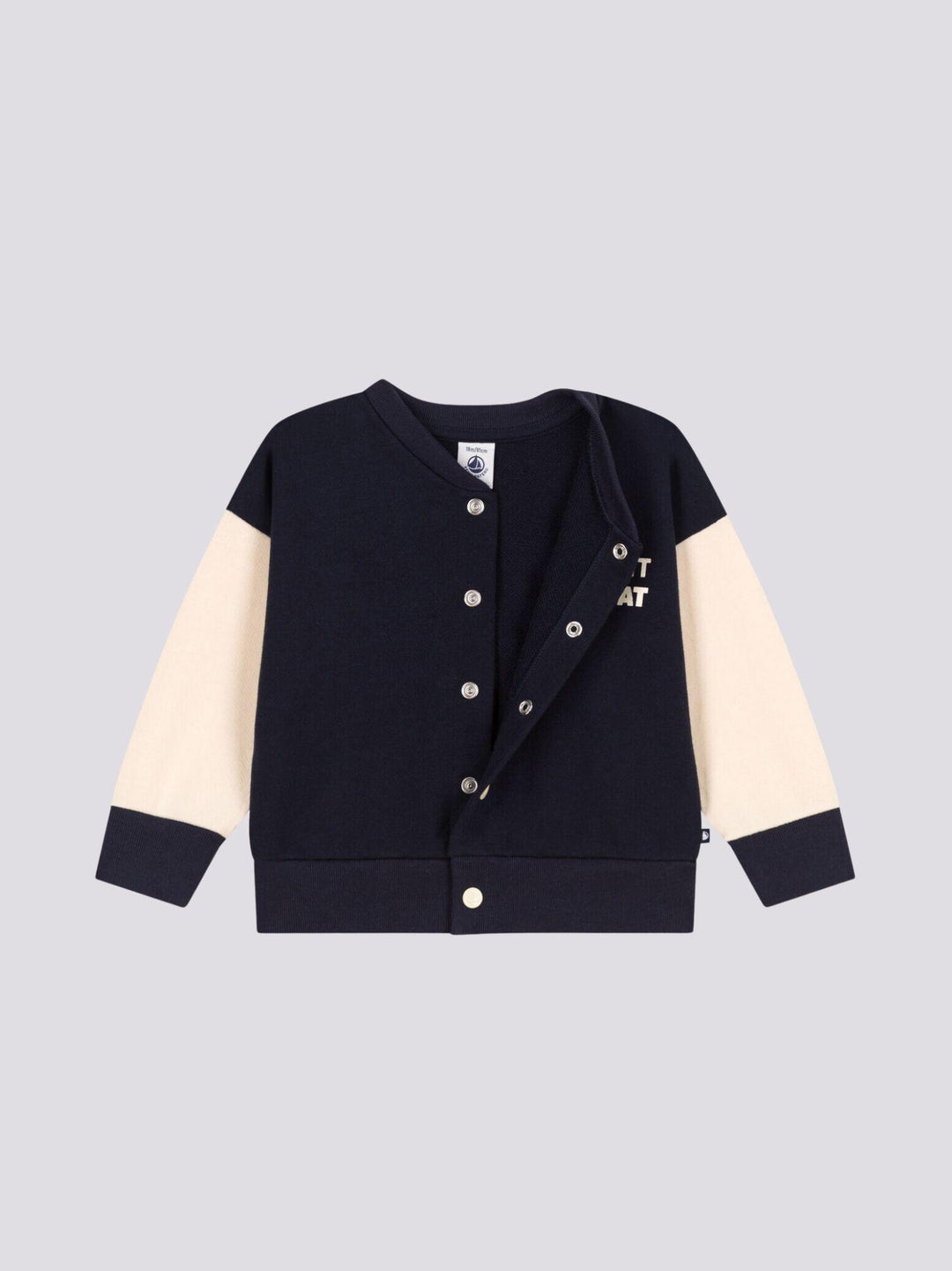 LETTER JACKET IN TESSUTO FELPATO A08H0 01 PETIT BATEAU 