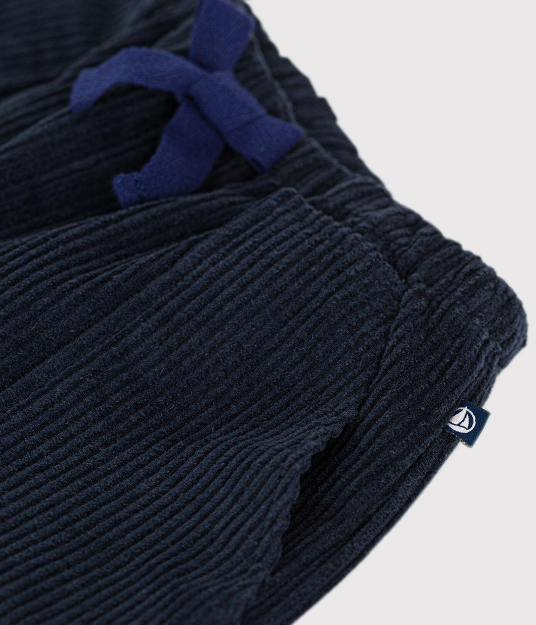 PANTALONI IN VELLUTO A COSTE GROSSE BLU A08Q1 02 PETIT BATEAU 