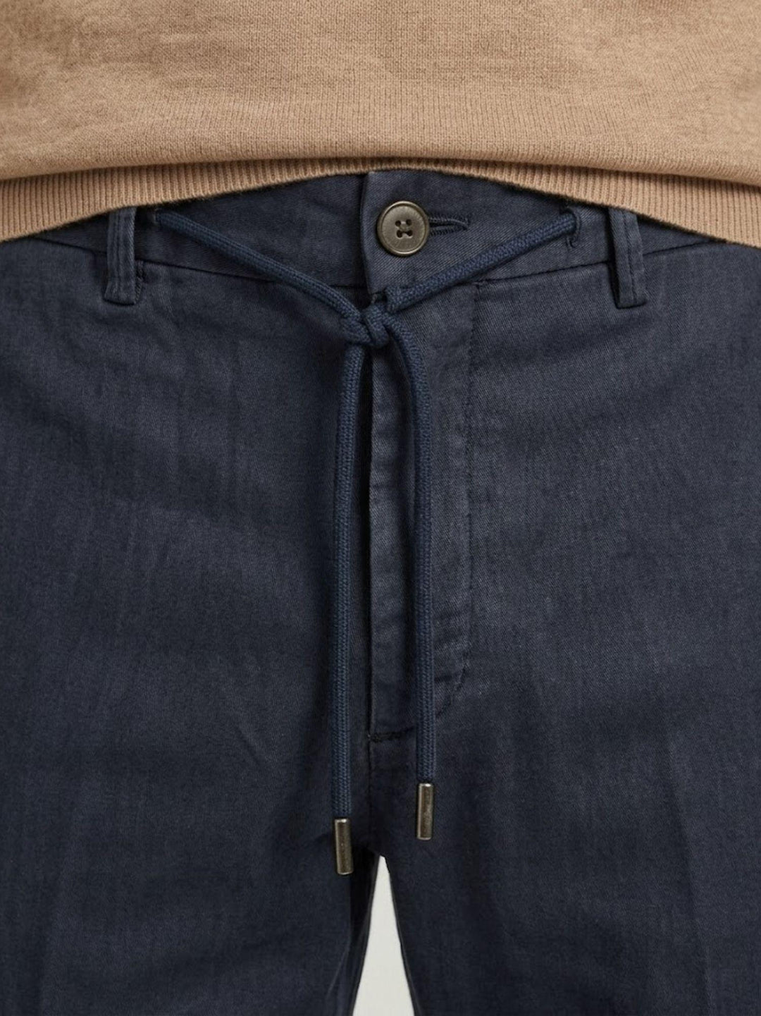 Pantalone in liocell con coulisse navy Y0007M 7000 ANDREA MORANDO 