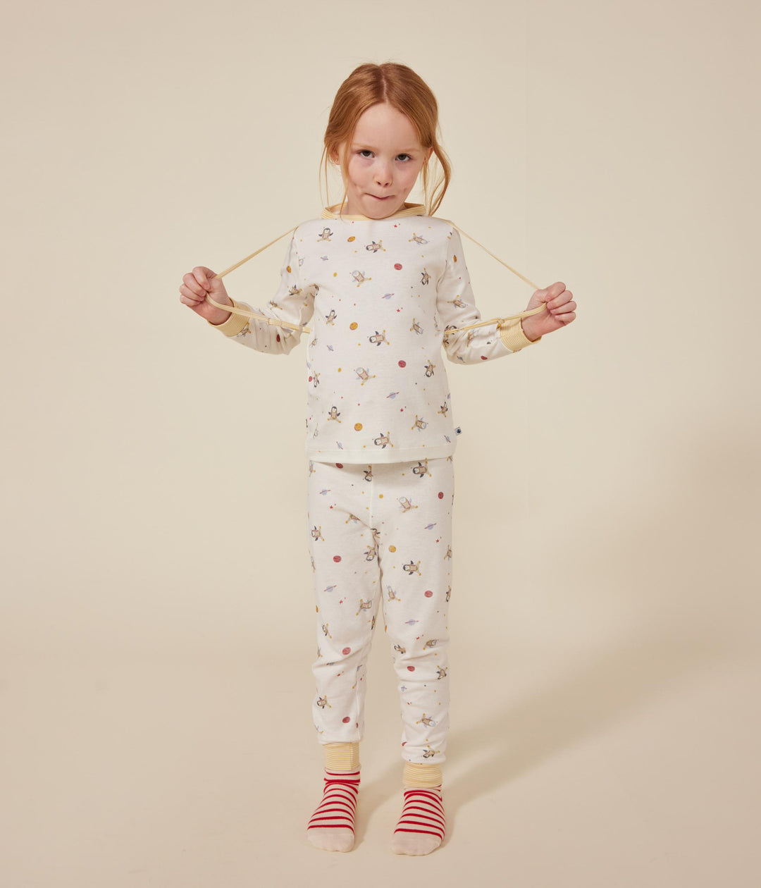 Pigiama travestimento in cotone motivo spazio A0B82 01 PETIT BATEAU 