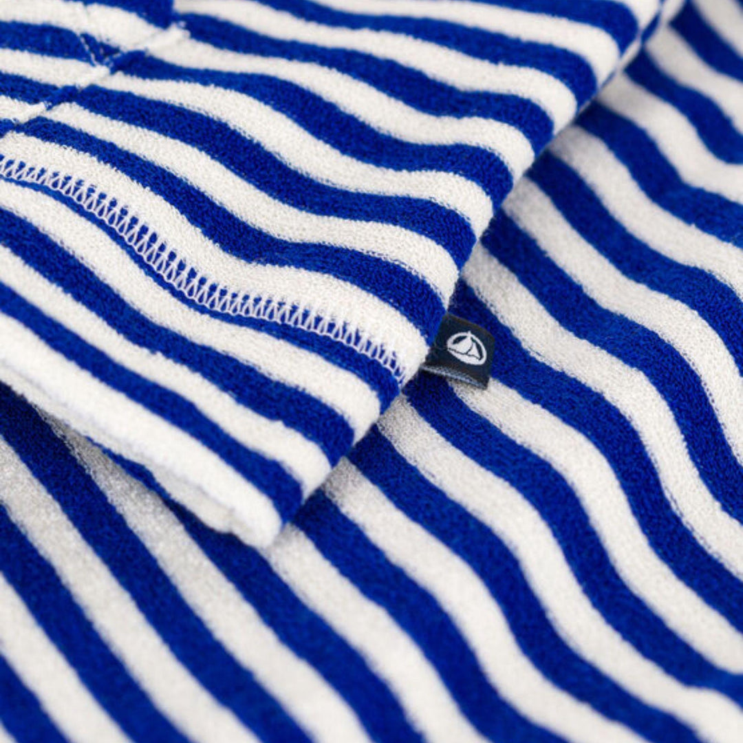 FELPA A RIGHE IN SPUGNA BOUCLETTE A0A1Z 01 PETIT BATEAU 