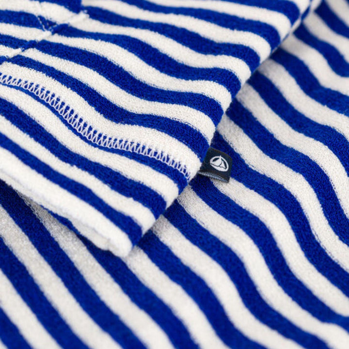 FELPA A RIGHE IN SPUGNA BOUCLETTE A0A1Z 01 PETIT BATEAU 