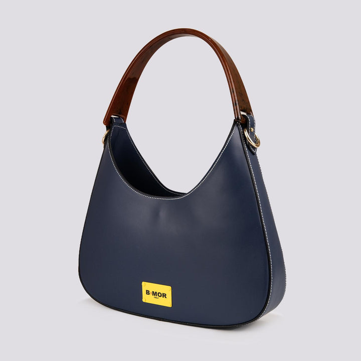 BORSA A MANO HALO BLU BIMOR 