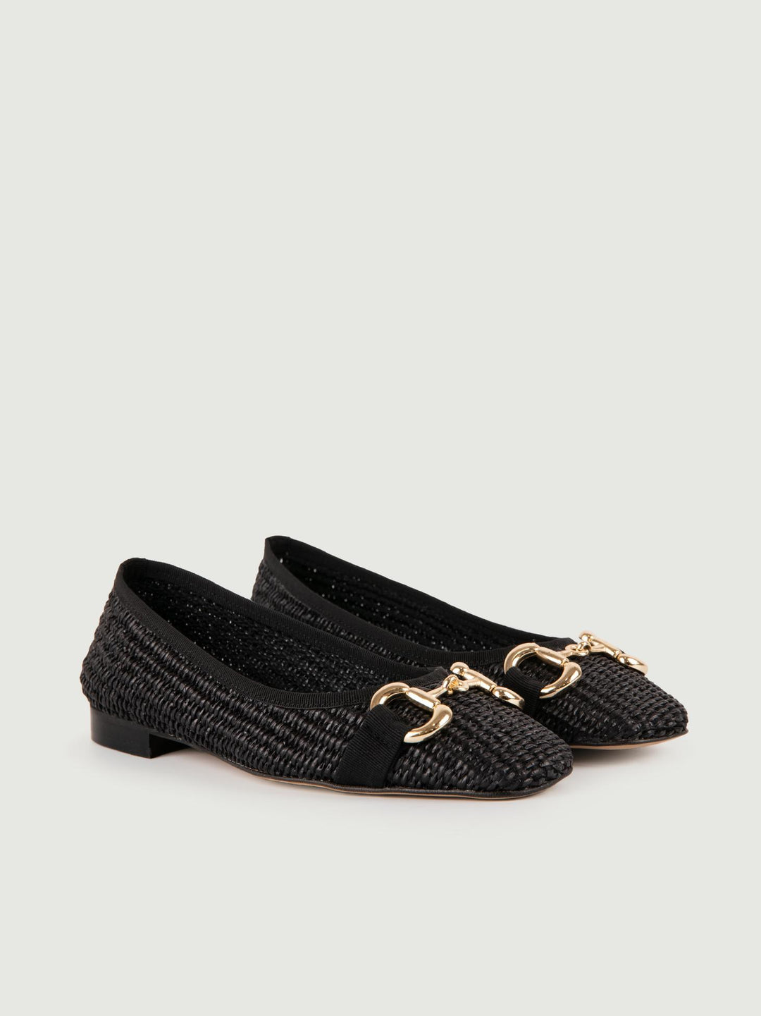 BALLERINA IN RAFIA NERA 4875 NERO ANDREA MORANDO 