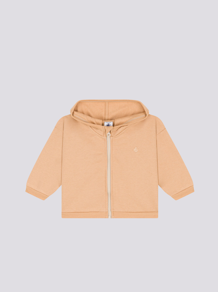 FELPA IN TESSUTO FELPATO CON CAPPUCCIO A08FK 02 PETIT BATEAU 