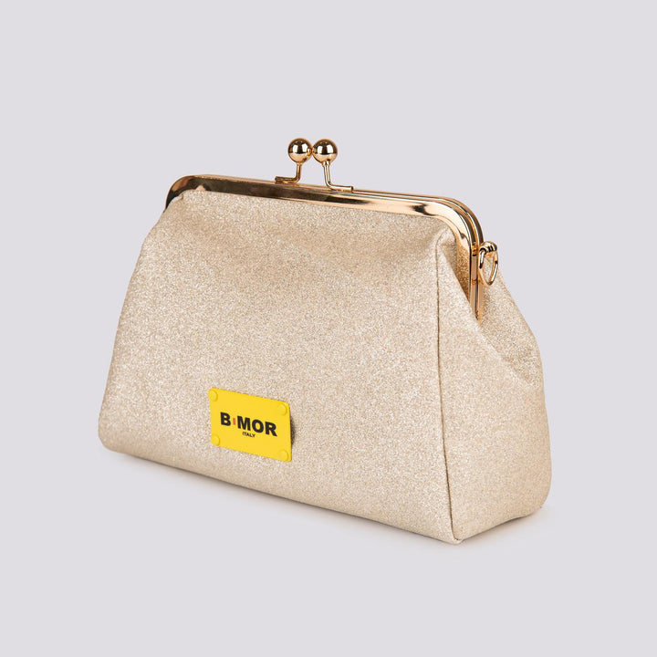 Borsa Clutch Shiny GLITTER Barbie Champagne SHINY CHAMPAGNE BIMOR 