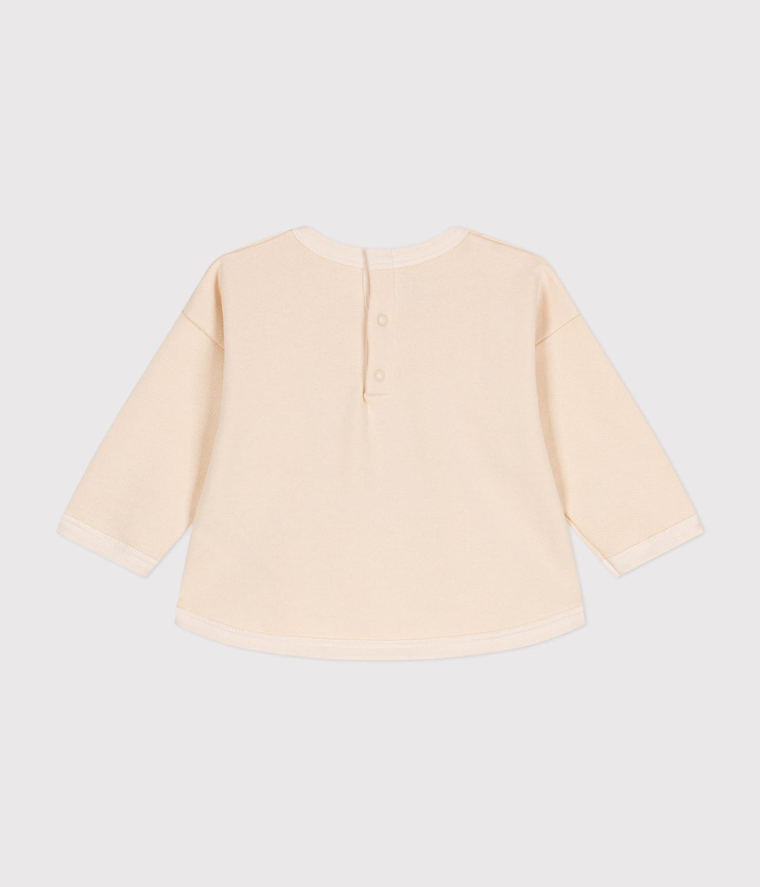 Maglia con stampa barchetta in tessuto felpato A0BMA 02 PETIT BATEAU 