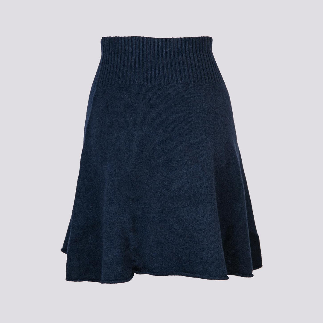 MINI GONNA IN MAGLIA BLU 0370/286 0115 BIMOR 