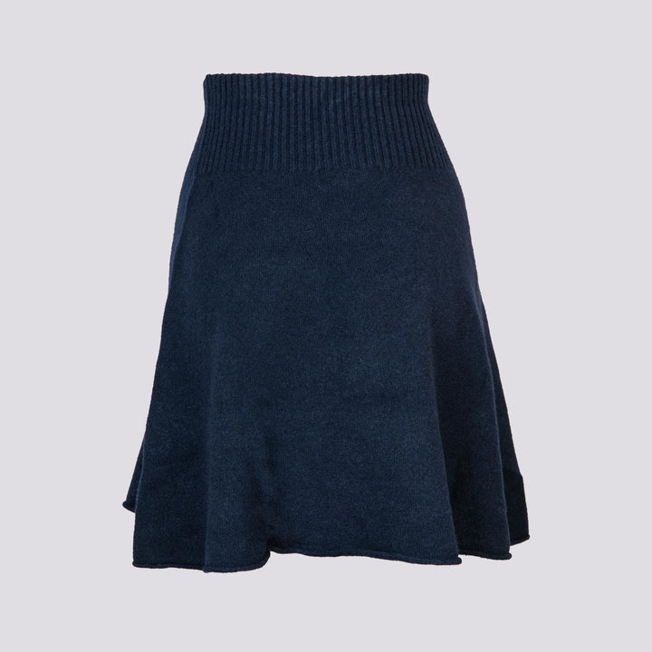 MINI GONNA IN MAGLIA BLU 0370/286 0115 BIMOR 