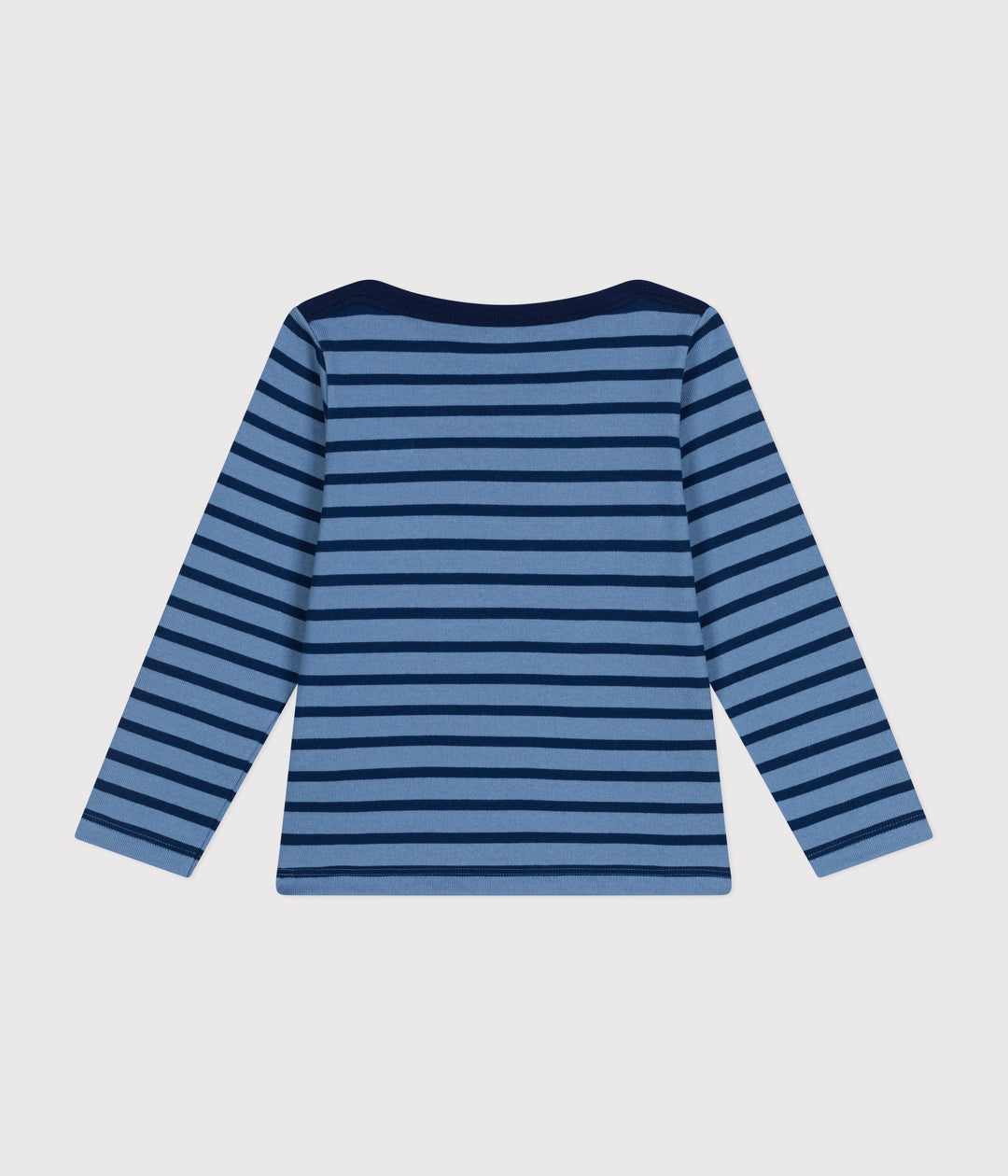 Marinière a righe blu e celesti in cotone A0BJL 01 PETIT BATEAU 