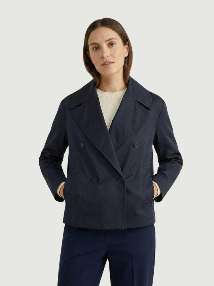 Peacoat corto doppiopetto navy 4595 2258 ANDREA MORANDO 