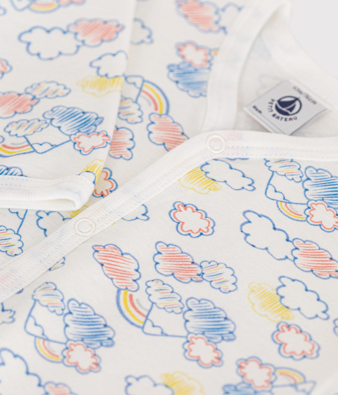 PIGIAMA BEBÈ SENZA PIEDI IN COTONE A09LU 01 PETIT BATEAU 