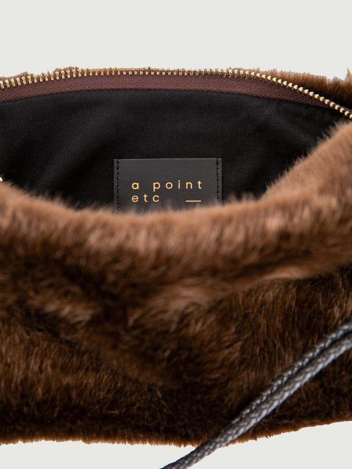 BORSA ECOPELLICCIA marrone ALIX MARRONE A POINT ETC 