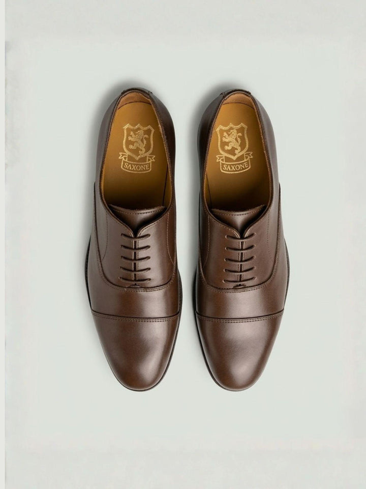 Allacciata Oxford in pelle Testa Moro 350 23 SAXONE 