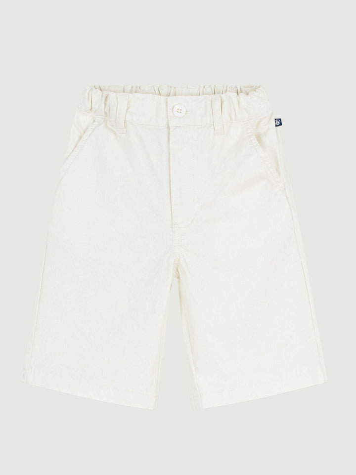 Pantaloncini in cotone bianco A0F0C 01 PETIT BATEAU 