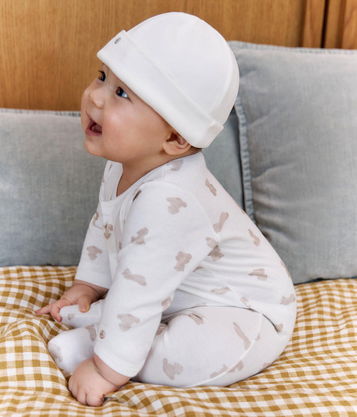 Pigiama in tubique con stampa neonato A0DRM 01 PETIT BATEAU 