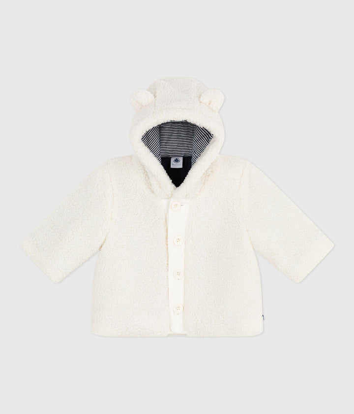 CAPPOTTO IN SHERPA IMBOTTITO CON CAPPUCCIO A0DU7 01 PETIT BATEAU 