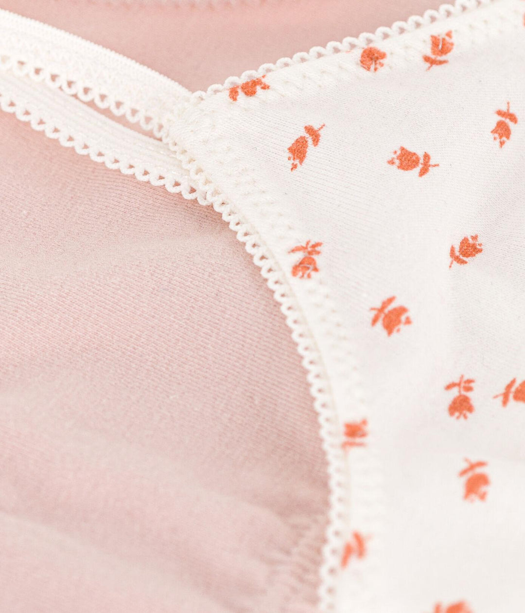 CONFEZIONE DA 2 BRASSIÈRE IN COTONE ED ELASTAM PER BAMBINA A089C 00 PETIT BATEAU 