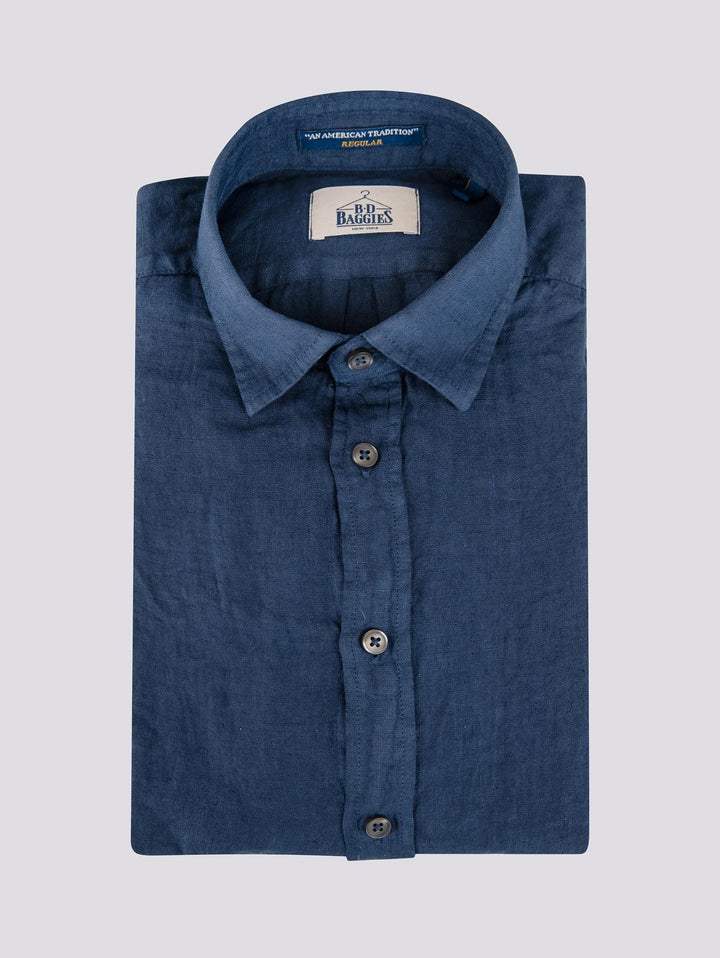 Camicia in lino bluette BRAD/TC/TC162 B73 BAGGIES 