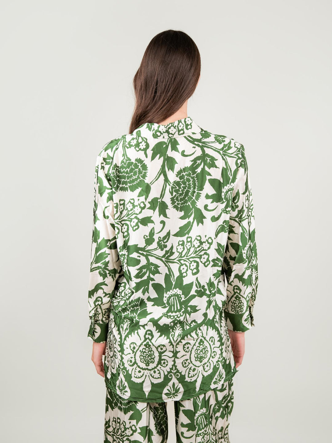 CAMICIA CAFTANO FANTASIA VERDE 1289 VERDE ANDREA MORANDO 