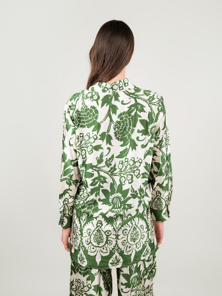 CAMICIA CAFTANO FANTASIA VERDE 1289 VERDE ANDREA MORANDO 