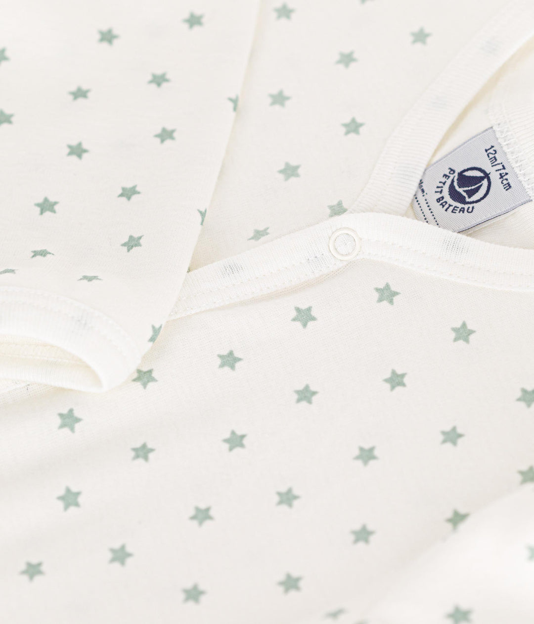 PIGIAMA BEBÈ CON STELLINE IN COTONE A09H9 01 PETIT BATEAU 