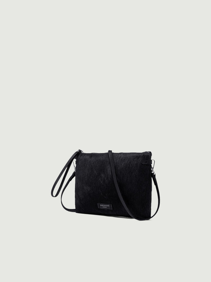 Clutch Hermy in pelle martellata nera 3905 HORSY 001 GIANNI CHIARINI 