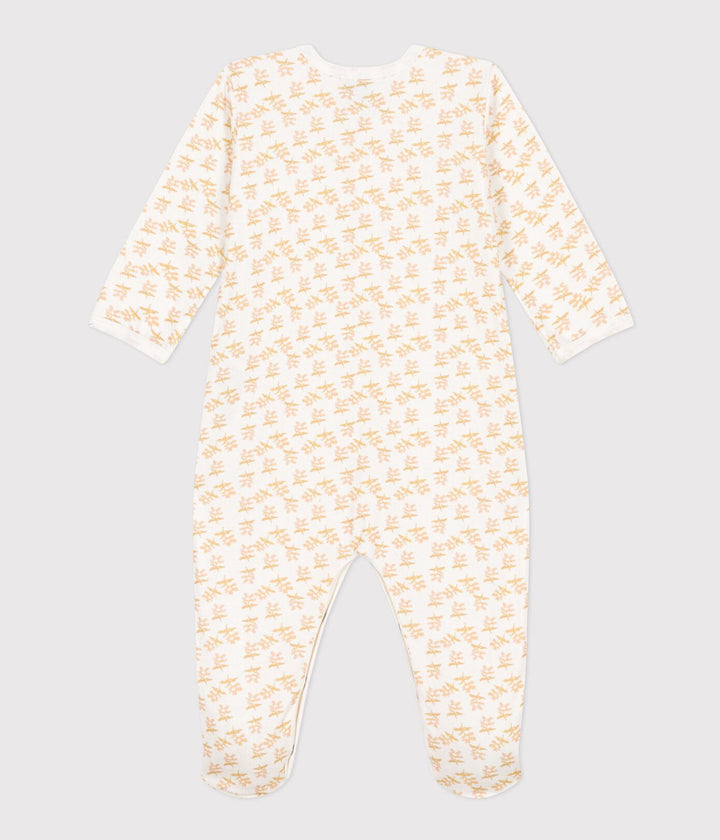 PIGIAMA IN TUBIQUE A FIORI PER BEBÈ A08YY 01 PETIT BATEAU 
