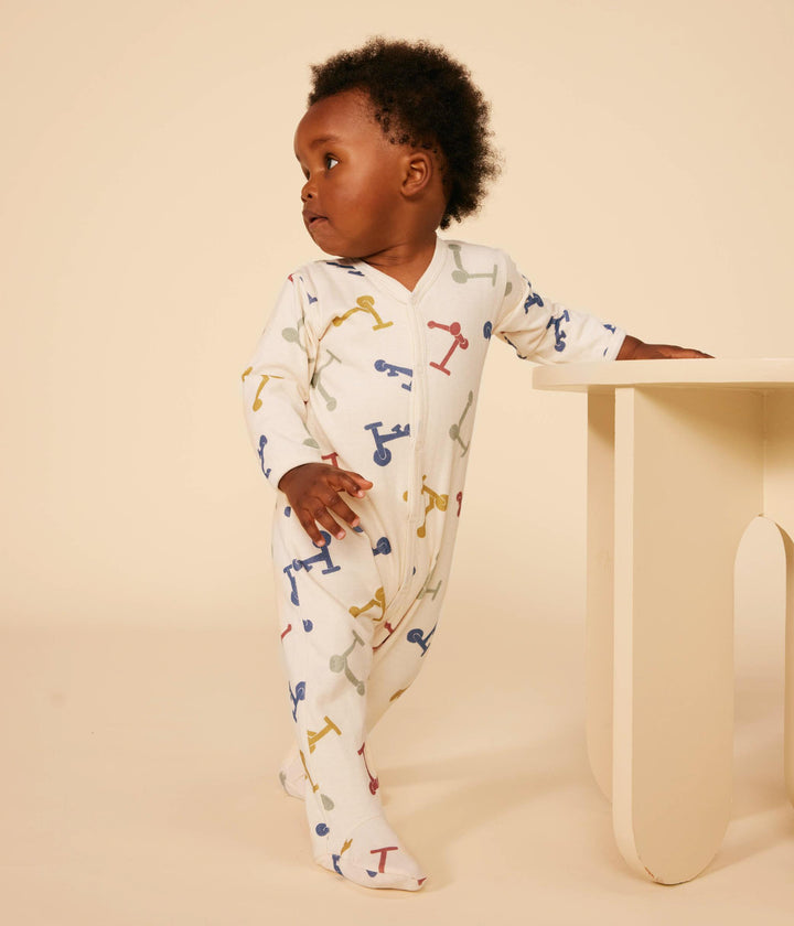 PIGIAMA FANTASIA MONOPATTINI IN COTONE BEBÈ A09HD 01 PETIT BATEAU 