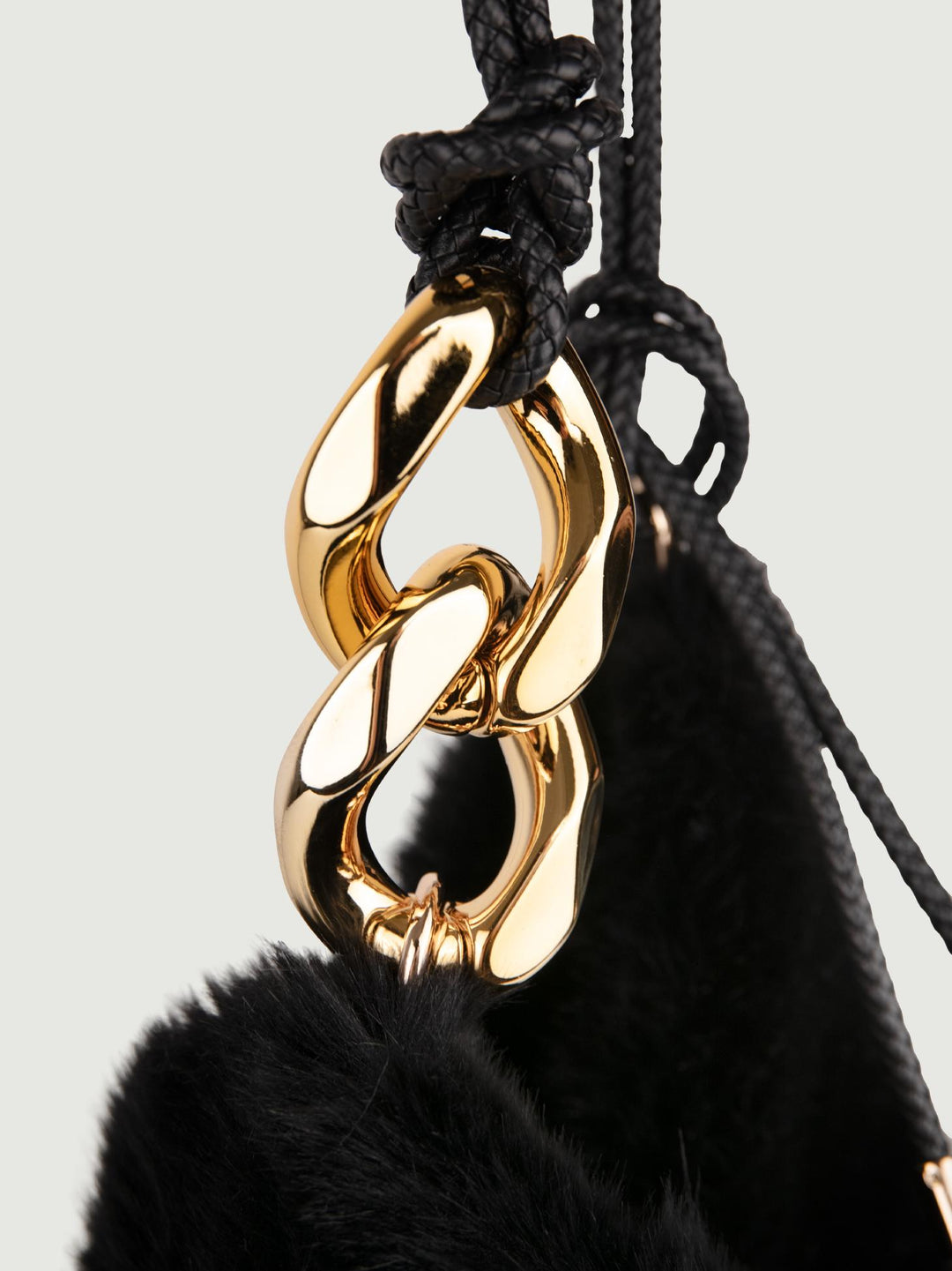 BORSA A SPALLA IN ECOPELLICCIA NERO LESLIE NERO A POINT ETC 