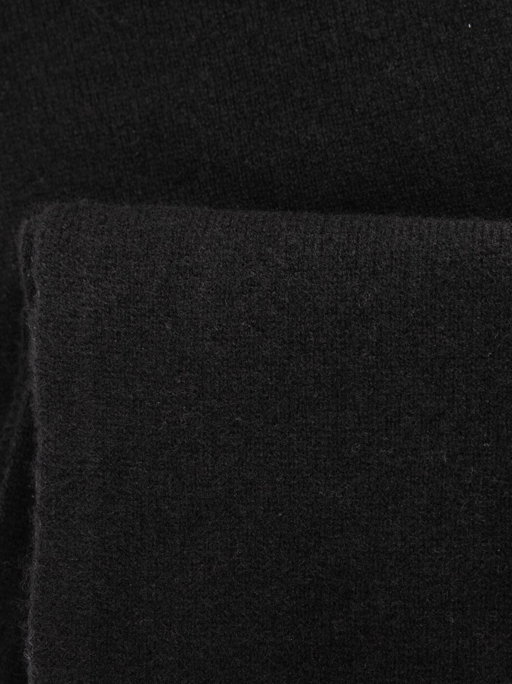 SCIARPA IN CASHMERE NERO 0102 NERO ANDREA MORANDO 