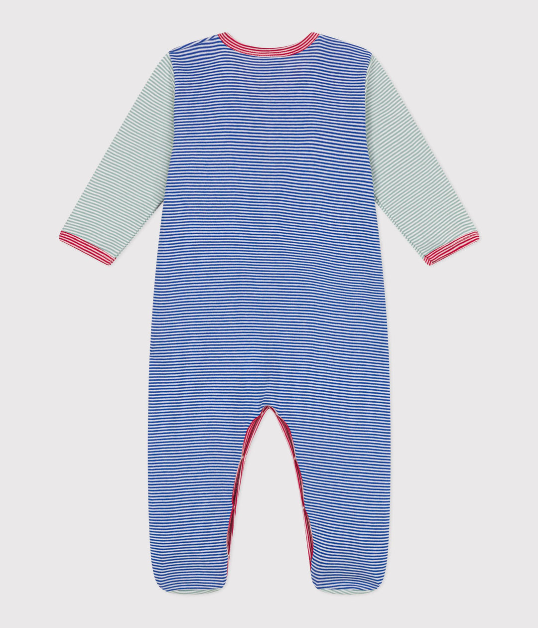 Tutina con piedi millerighe per bebè A0ASV 05 PETIT BATEAU 
